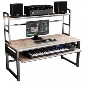 미디데스크 건반 피아노 원목 뮤지션 테이블 작업용