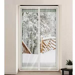 120x210 흰색 현관 방문 방풍비닐 커튼 자석 비닐 커텐 바람막이 지퍼형 투명 방한 막이