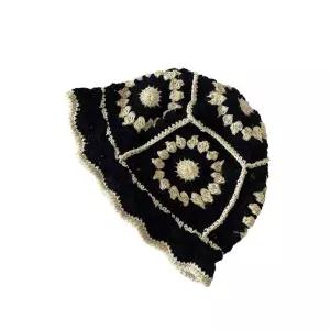 이효리 현아 공효진 빈티지 여름 겨울 플라워 꽃무늬 자수 손뜨개 니트 벙거지 모자 버킷햇jtg 