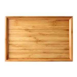 직사각 사각 대나무 차받침 찻상 다과상 쟁반 차판 나무쟁반