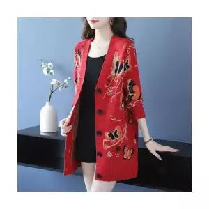 M2 여성 카디건 러블리 하프 니트 봄 가을 스웨터 상의 JEN3