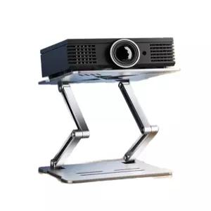 휴대용 스탠드 빔프로젝터 받침대 침실 선반 실버 높이조절 논슬립 거치대