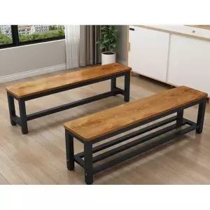 실내 벤치의자 현관 철제 탈의실 복도 체어 원목 거실 슬림