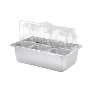 반찬 냉장고 밑반찬 용기 온도 탁상형 셀프바 뷔페