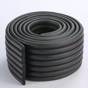 스펀지 안전 넓은 모서리 가드 보호대 블랙