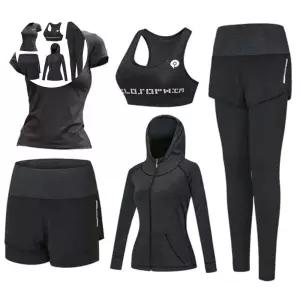 트레이닝복 5종 브라탑 레깅스 반팔 후드집업 세트