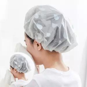 물방울 샤워캡 블루 샴푸캡 헤어비닐캡 일회용헤어캡