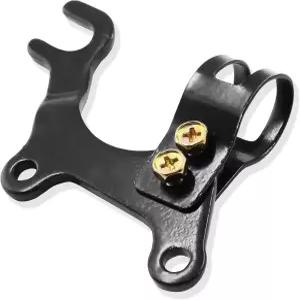 Qjaiune 0.87인치/22mm 산악 자전거 디스크 브레이크 프레임 어댑터 장착 홀더 BMX MTB에 적합한 변환