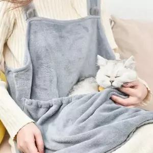 [반려] 강아지 PET 고양이 담요 캥거루 앞치마 그루밍 포대기