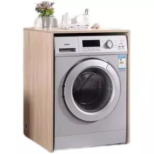 화이트 선반 커버장 식기세척기 거치대 세탁기 수납장 내추럴우드 덮개