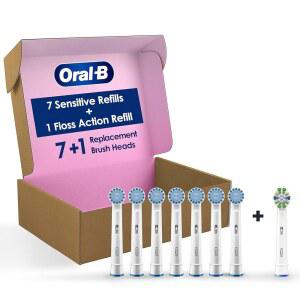 Oral-B Sensitive Gum Care 전동 칫솔 헤드, 교체용 브러시 8개입