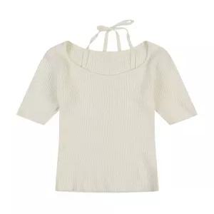 [반에이크][반에이크] 골지홀릭반팔니트티셔츠_VB45KTM302Z