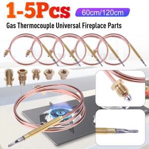 1-5개 60120cm 범용 가스 열전대 밸브 벽난로 교체용 온도 조절기 프로브 온수 보일러용