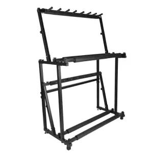 장총 거치대 총기 진열 보관대 스탠드 철제 랙 서바이벌 사격용 수납