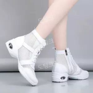 재즈화 여름 부츠 방송댄스 라인댄스화 메쉬 여성