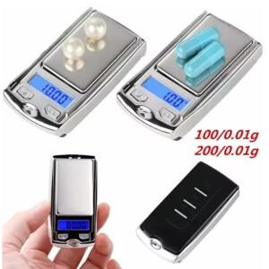 새로운 200g100g 0.01g 정밀 휴대용 자동차 키 모양 미니 디지털 포켓 전자 그램 저울 LCD 디스플레이 포함