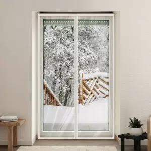 현관 외풍차단 투명 방풍비닐 커튼 90x210 실내 보온 가림막