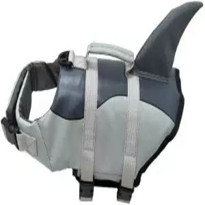 수영용 OMEM 강아지 구명조끼 수영장 플로트 조끼 구명조끼왼쪽 회색