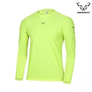 다이나핏 DYNAFIT 여름수영복 남성 [래쉬가드] PADO 파도 긴팔 래쉬가드 Lime YMM24207G1