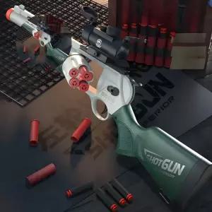 샷건 탄피배출 너프건 리볼버 산탄총 SR410