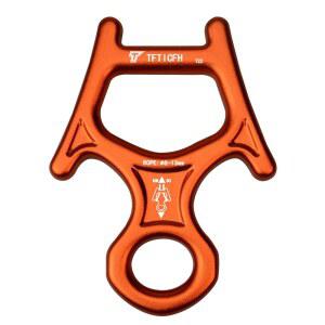 TFTICFH 피규어 8 디센더, 30kN 클라이밍 튼튼한 장비, 재배자, 7075 알루미늄 래펠 및 등산, 동굴 탐험, 수목 공중 빌레이 요가용