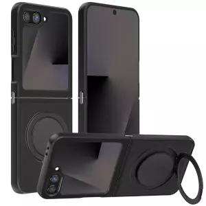 HikerClub 갤럭시 Z 플립 6 Z 플립 7 FE용 마그네틱 스탠드 케이스 무선 충전기 슬림 핏 [킥스탠드] 충격