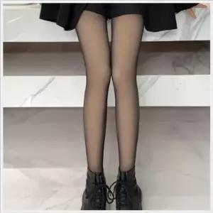 bns 얇은 고탄력 스키니 시스루 롱 스타킹 WFLIPK0