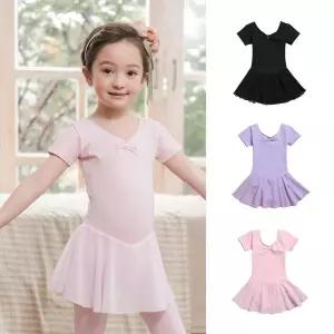 반팔 쉬폰 발레복 여아 유아동 3~10세