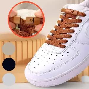 WL 운동화끈 매듭없는 고정 클립 고무 줄 안풀리는 신발끈 등산화