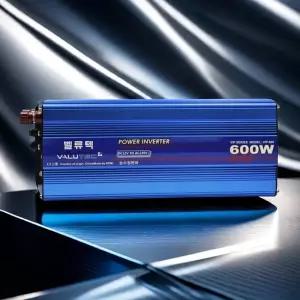 Valutec 차량용인버터 순수정현파 12V 24V 600W/차박 캠핑 자동차인버터 정현파 파워뱅크