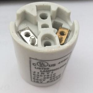 2pcs 공장 직접 미국 표준 E26 세라믹 램프 홀더 UL 나사 도자기 4KV 잠금 와이어 600V 접지 가스 켓
