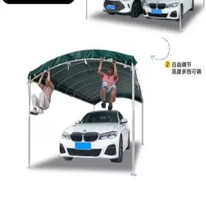 이동식 천막 주차장 캐노피 창고 그늘막 야외 텐트 차고 차양 6mx6m