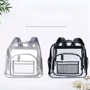 야구직관가방 패션 가방 투명 비닐 배낭 야구투명백팩 단색 야구응원가방 학교 방수