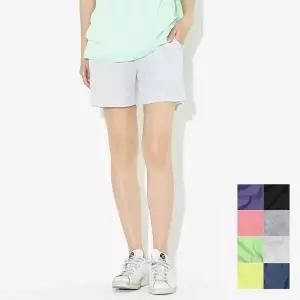 [하프클럽/]여성 데일리 예쁜 칼라감 기본 스타일 3부 반바지