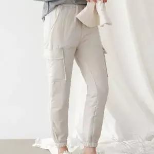 [하프클럽/]방한 여성 패딩 바지 솜 여자 겨울 조거 팬츠 등산 aa