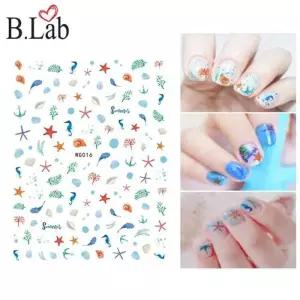 [에스에스_62]네일아트스티커 언더더씨 데코 워터데칼 바다