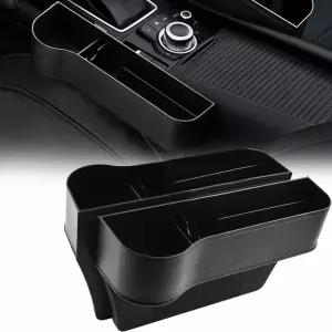 선글라스 휴대폰 키 자동차 액세서리용 XUKEY 카시트 갭 필러 정리함 다기능 콘솔 사이드 보관함 홀더2팩