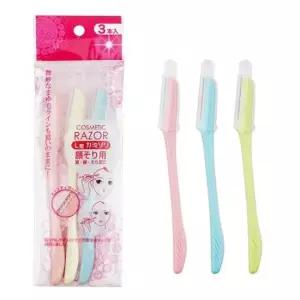 면도 니켄 일자형 눈썹칼 3p