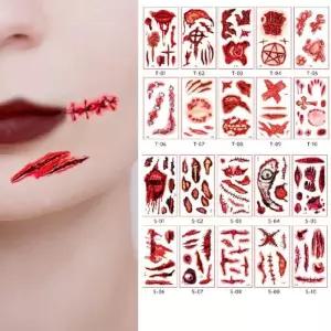 [에스에스_62]스티커 할로윈분장스티커 분장(5+5)10장세트