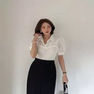 [다바걸]보넬뷔스티에블라우스