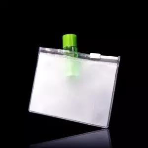 휴대용지퍼팩 두꺼운 PVC 지퍼백 지퍼팩 파우치 24X15cm 100매