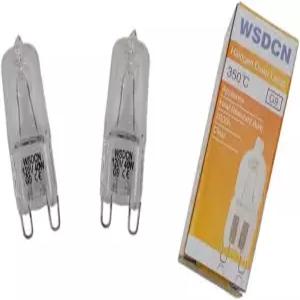 아마존 WSDCN G9 120볼트 40W 할로겐 오븐 램프 2팩 350°C 전구 제공