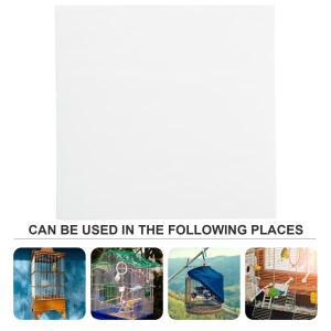 100Pcs 새장 종이 매트 일회용 호환 앵무새 케이지 바닥 쿠션 흡수성  패드 애완 동물 용품