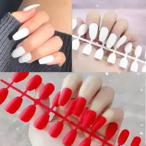 [에스에스_62]연장팁 네일 연장 매트 코핀팁 24p세트 38종