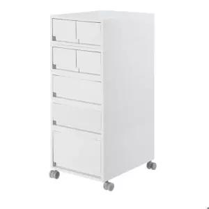 문구 수납장 이동식 3단 스토리지 박스 사무용수납서랍B