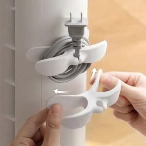 13PCS 가전제품 케이블 정리기 전기 밥솥 토스터 전자레인지 와이어 엉킴 방지 전원 코드 보관