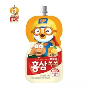 팔도 뽀로로 홍삼 쏙쏙 오렌지 20개입 100ml