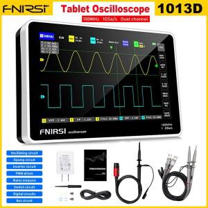 FNIRSI-1013D 7 인치 미니 터치 스크린 태블릿 디지털 오실로스코프 듀얼 채널 100M 대역폭 1GS 샘플링 속