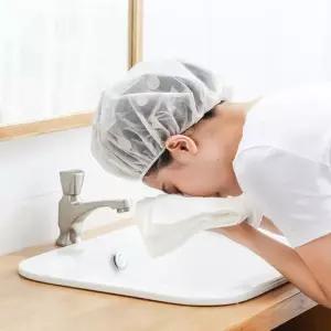 [에스에스_62]방수 샴푸캡 샤워캡 비닐헤어캡 헤어 머리캡