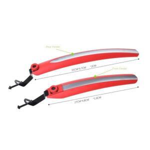 내구성 모음 자전거 머드 가드 플라스틱 부품 날개 야외 스포츠 전면 후면 도로 남여